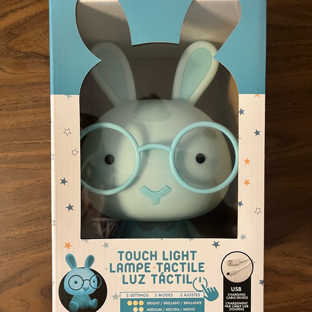 Blue Bunny Touch Light